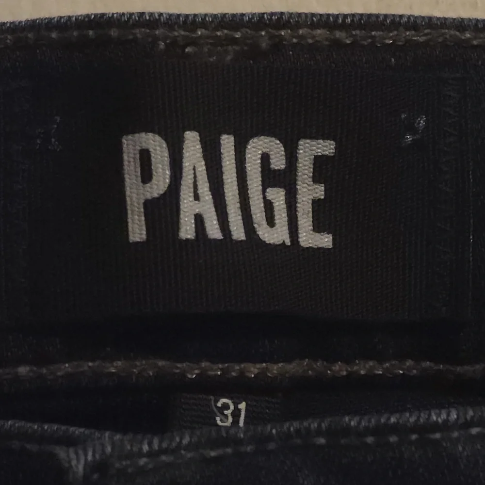 PAIGE Dark Blue Straight Jeans